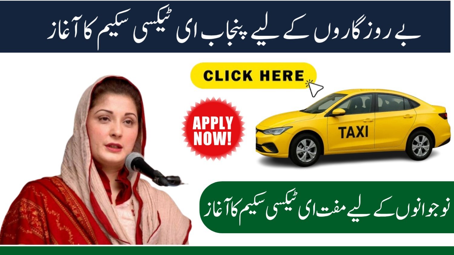 CM Punjab E-Taxi Business Scheme