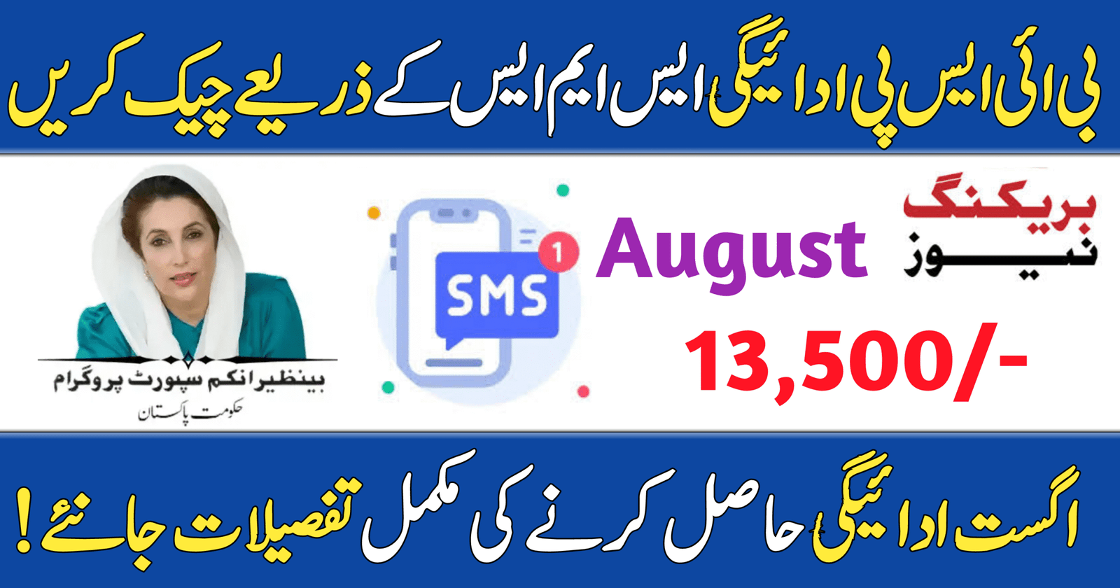 BISP 8171 SMS Payment Status