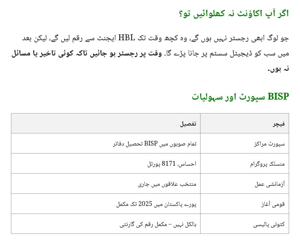 BISP Digital Wallet System 