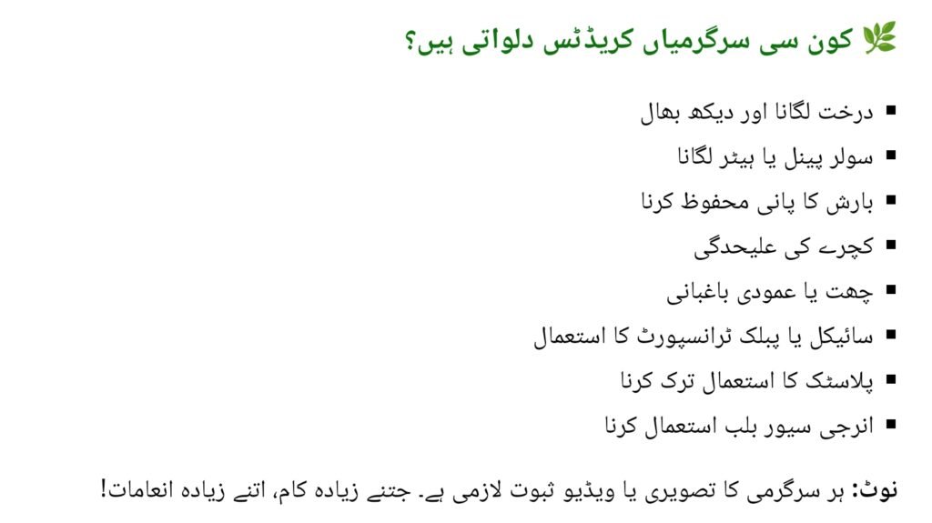 CM Punjab Green Credit Program 2025